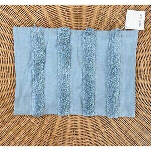 NEW Serena & Lily Cuesta Pillow Cover (12”x18”)-Coastal Blue